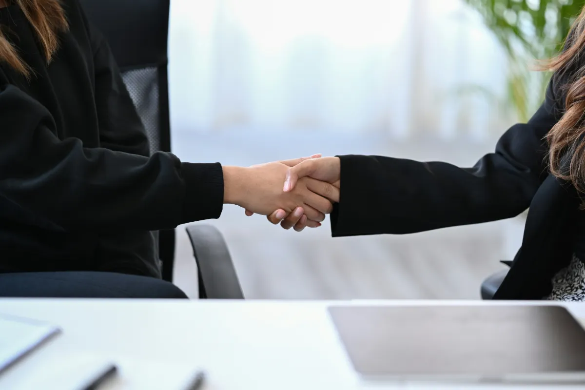 handshake, business